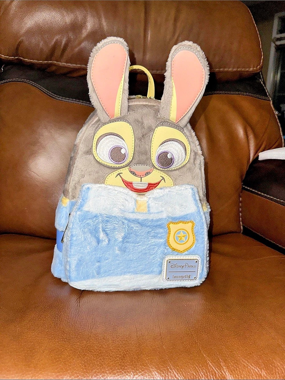 Disney Judy Hopps backpack Blue & Gray Like New